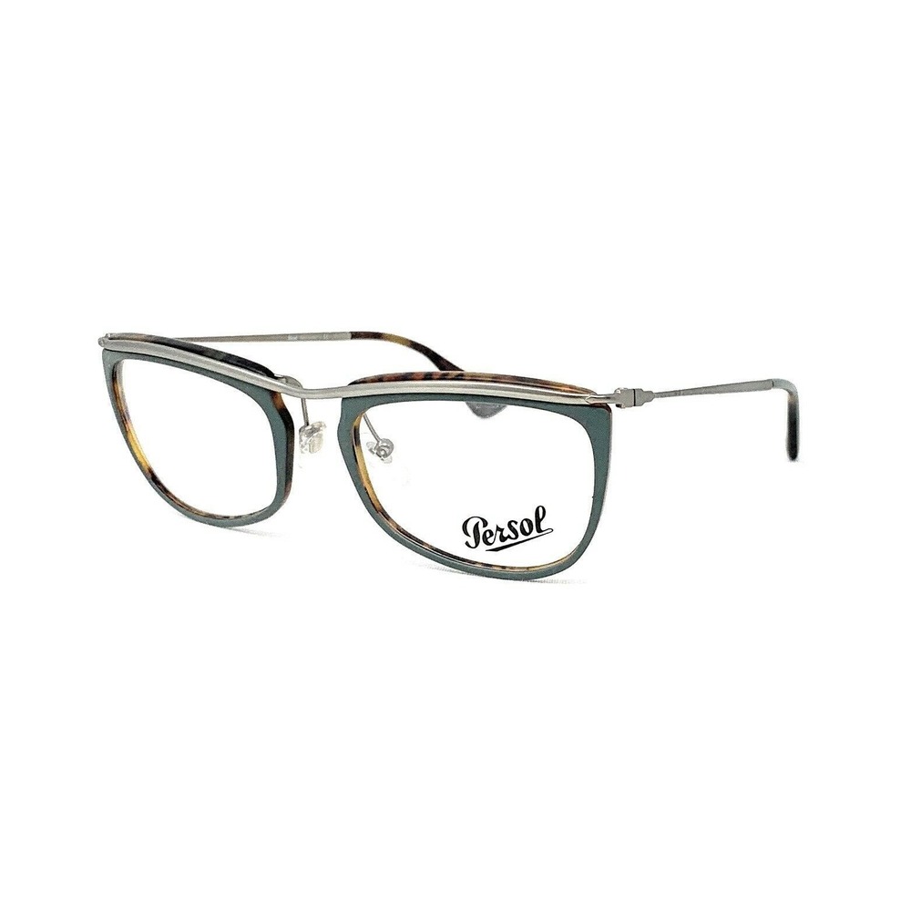 Authentic PERSOL RxAble Eyeglasses 3083V 1007 Matte Green / Havana‎ 53mm